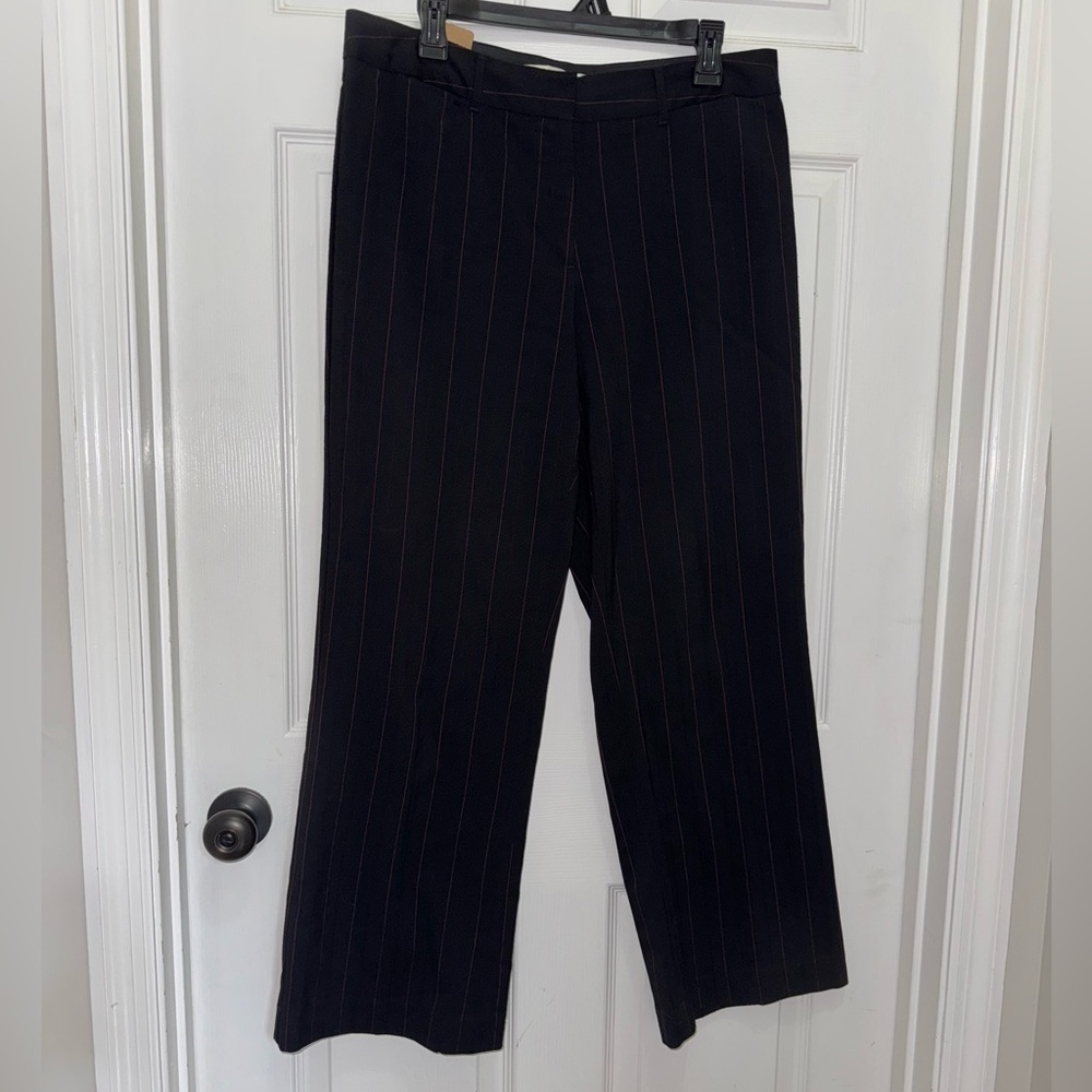 Geoffrey Beene Sport Black Wide Leg Pants with Relaxed Fit size 12S